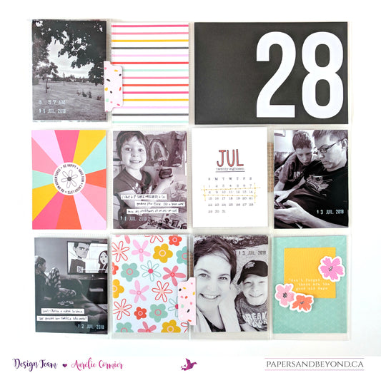 CHASING RAINBOWS - PL52 2018 Week 28 - Pocket Page and Layout