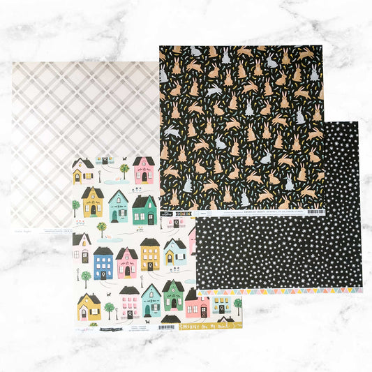 "CHOOSE TO SHINE" PATTERNED PAPER ADD-ON