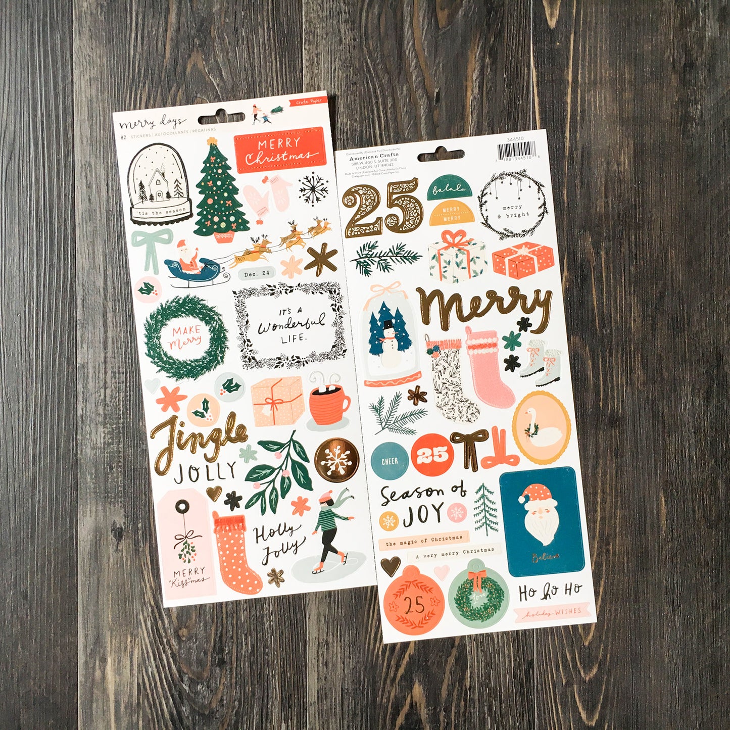 "CHRISTMAS JOY" SCRAPBOOK KIT