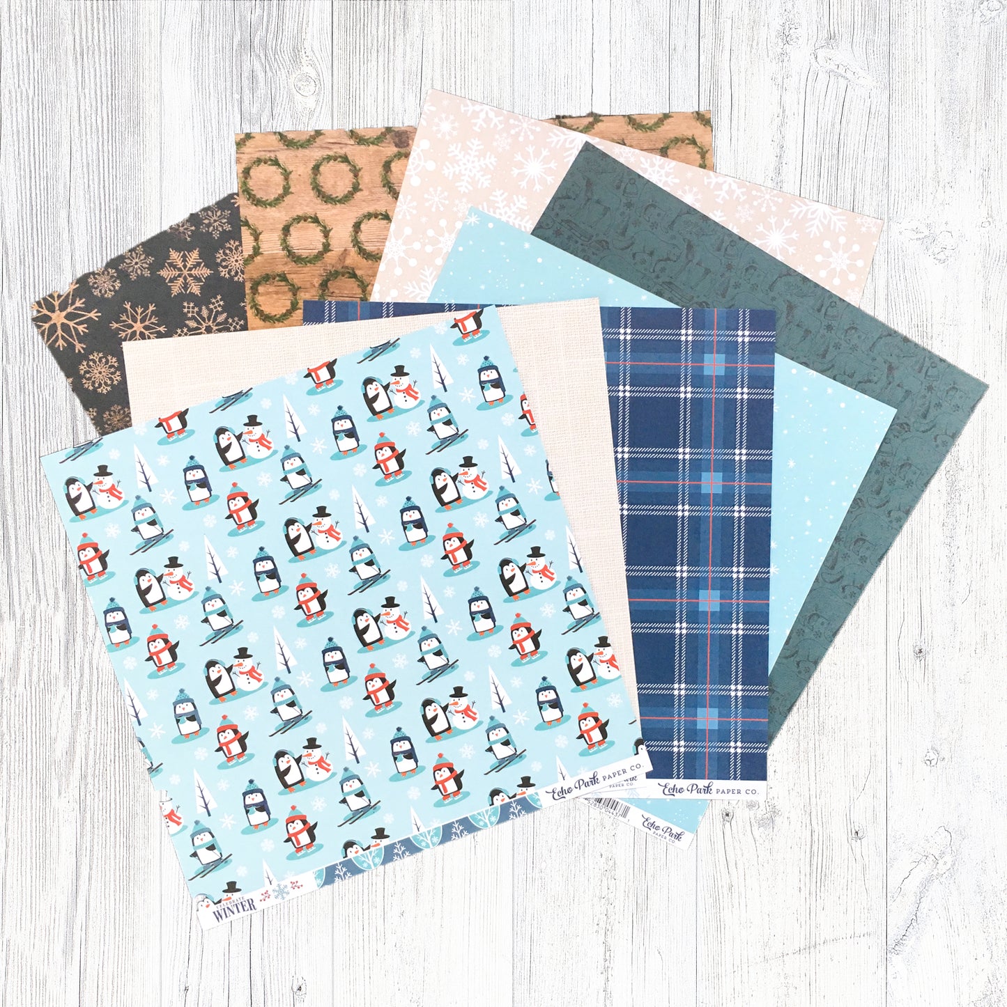 "HELLO WINTER" SCRAPBOOK KIT