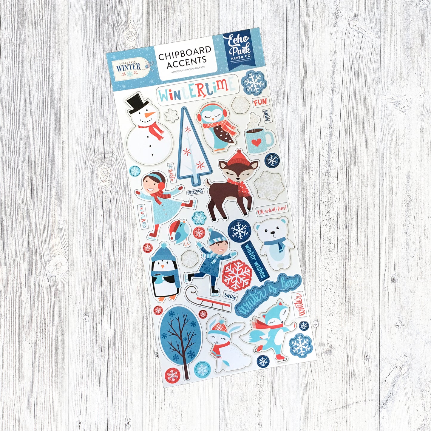 "HELLO WINTER" SCRAPBOOK KIT