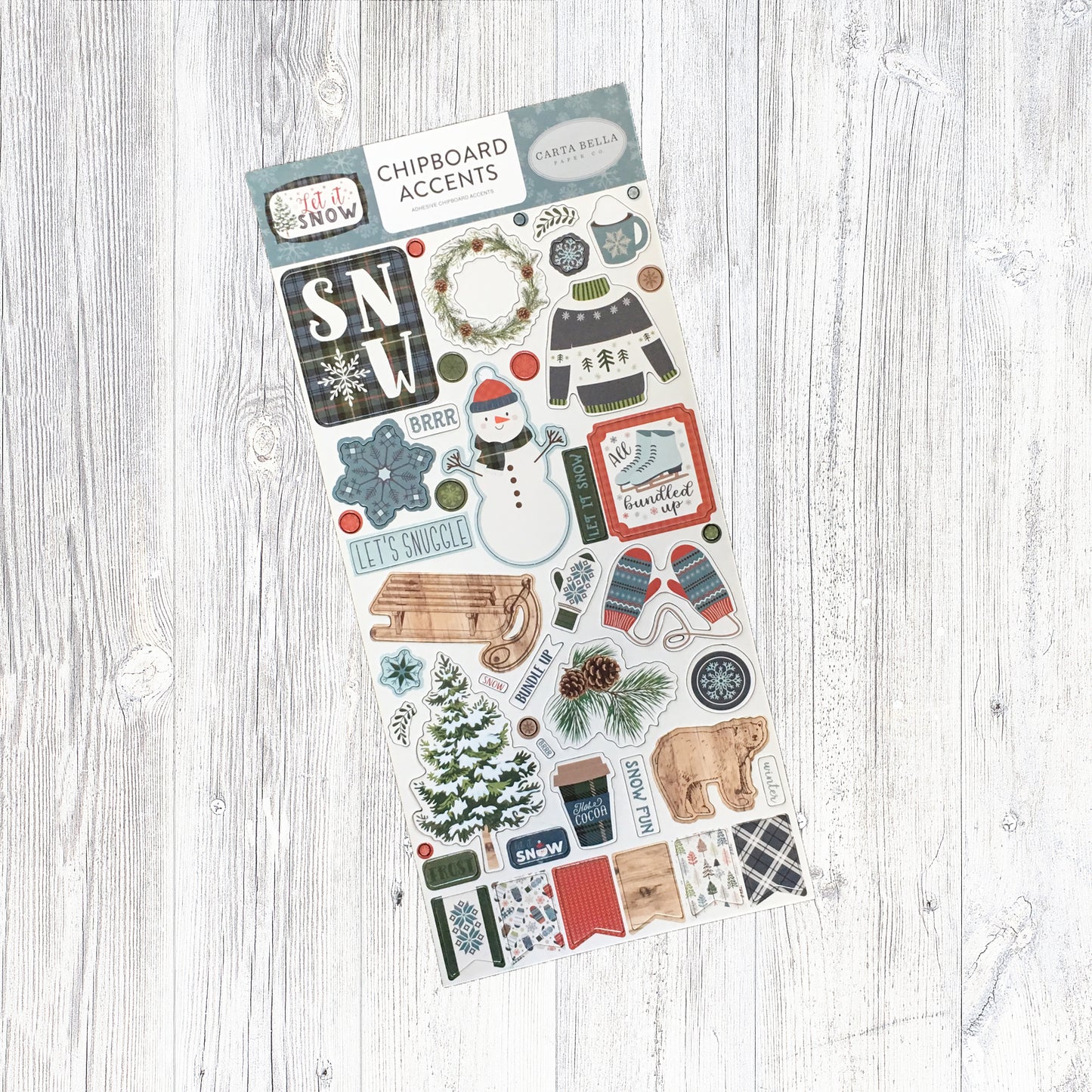 "HELLO WINTER" SCRAPBOOK KIT