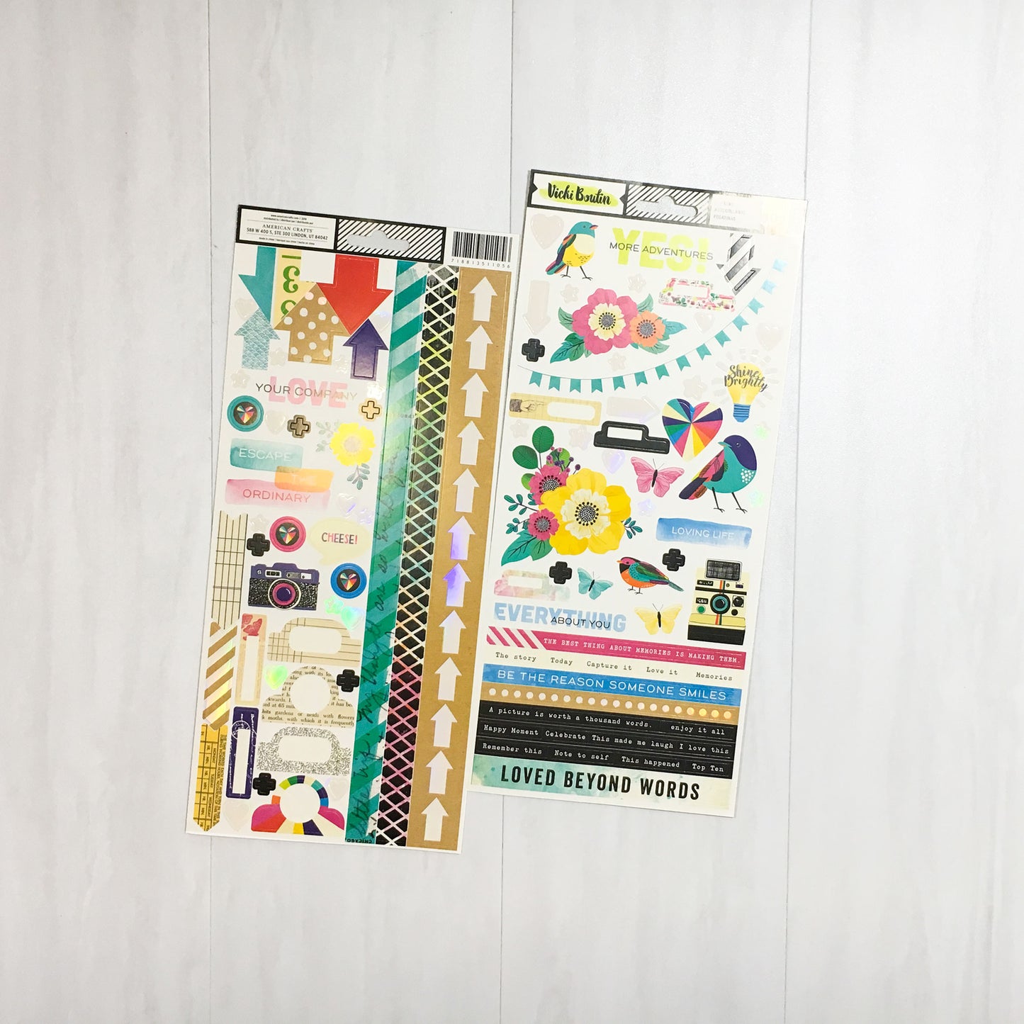 "CHASING RAINBOWS" SCRAPBOOK KIT