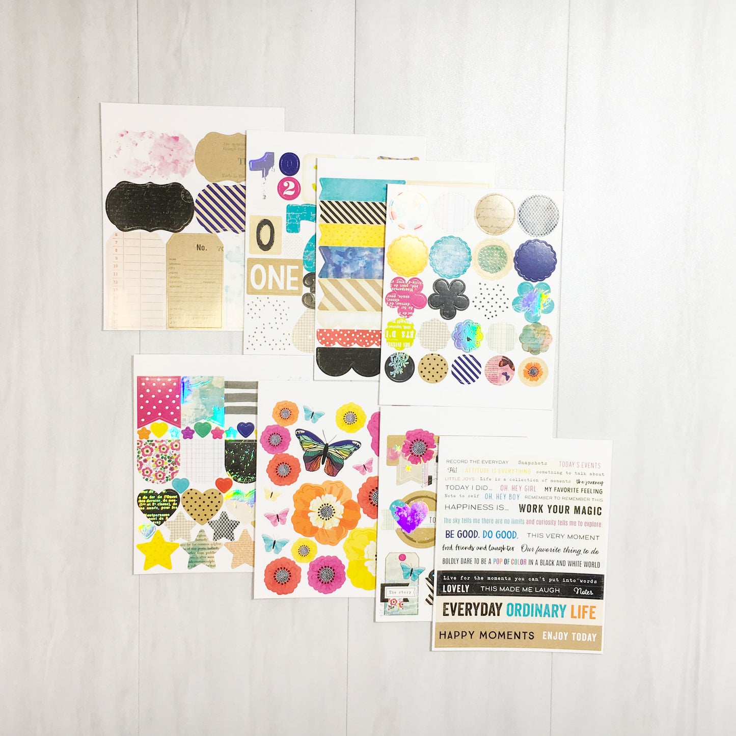 "CHASING RAINBOWS" SCRAPBOOK KIT