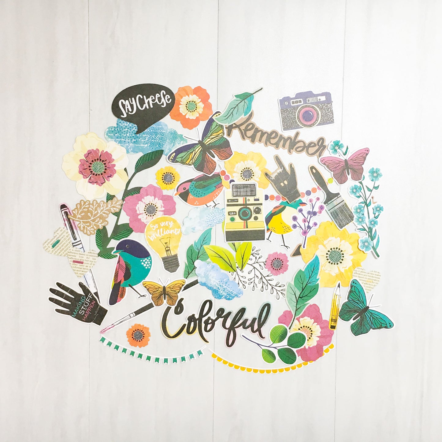 "CHASING RAINBOWS" SCRAPBOOK KIT