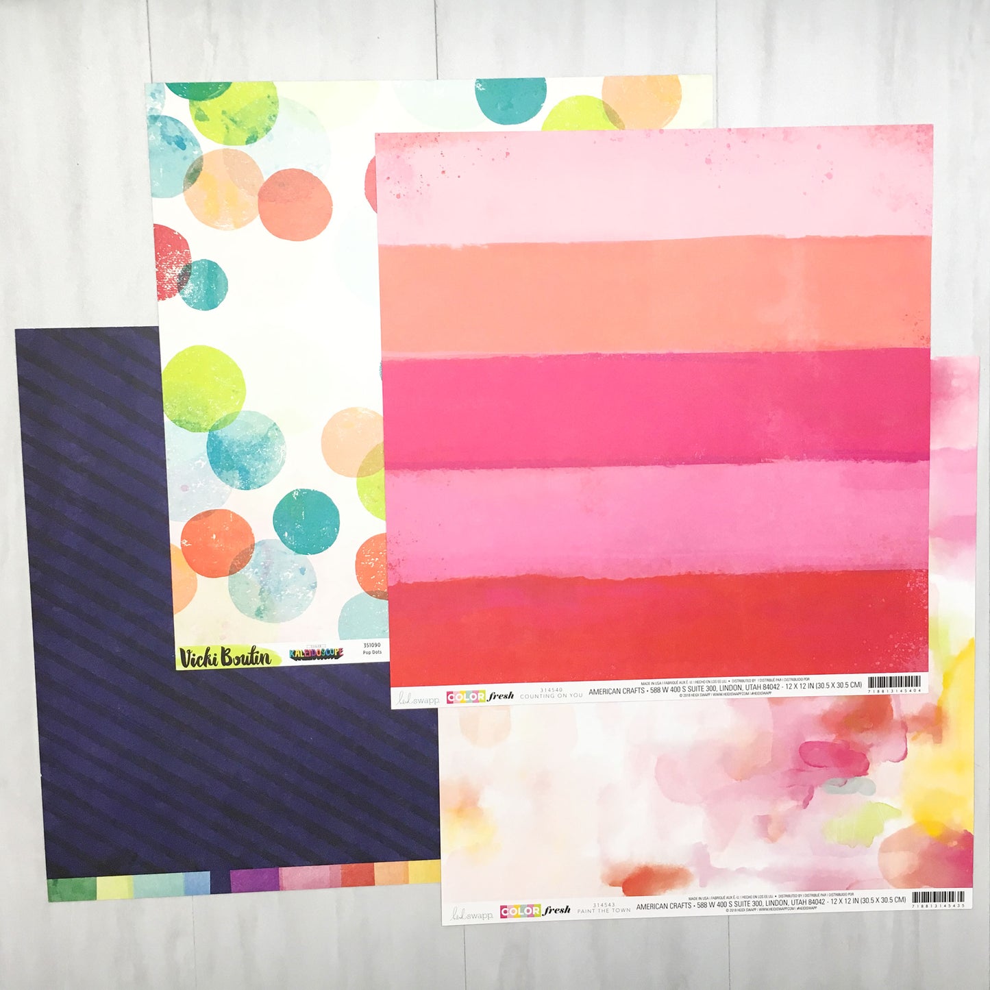 "CHASING RAINBOWS" PATTERNED PAPER ADD-ON