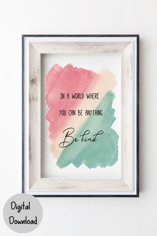 In a world where you can be anything