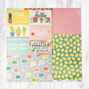 "FUN UNDER THE SUN" PATTERNED PAPER ADD-ON