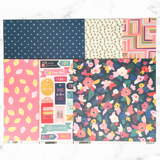 "BRIGHTEN ME UP" SCRAPBOOK KIT