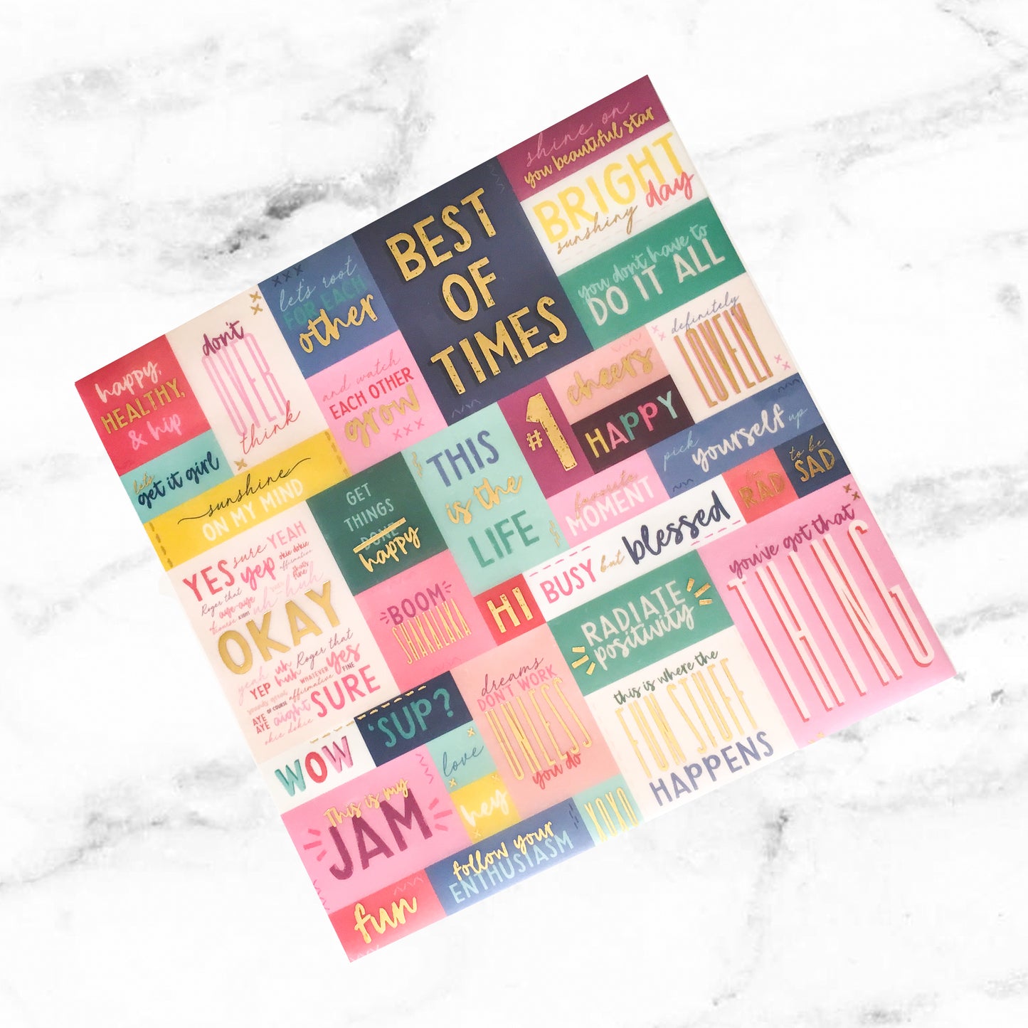 "BRIGHTEN ME UP" SCRAPBOOK KIT
