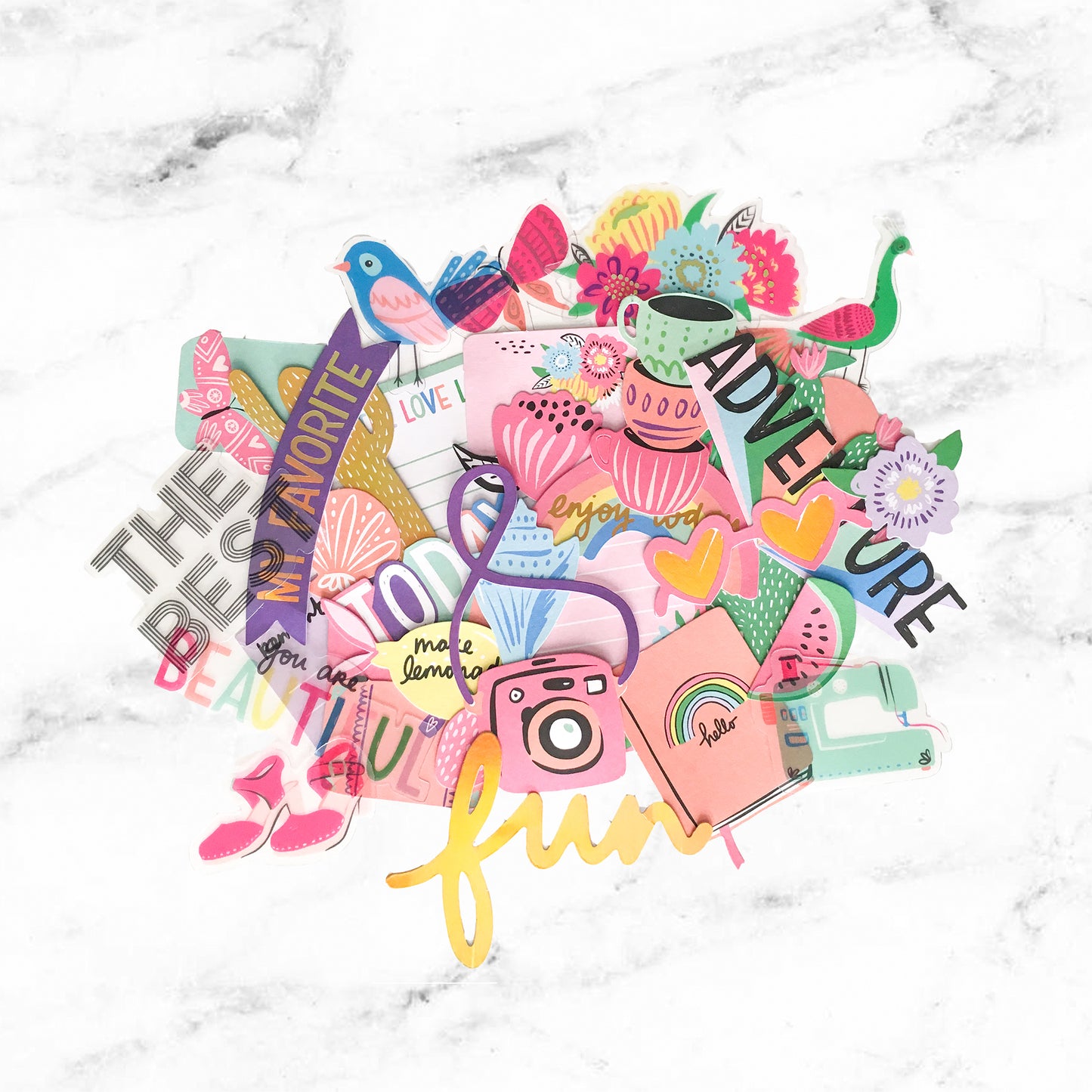 "BRIGHTEN ME UP" SCRAPBOOK KIT