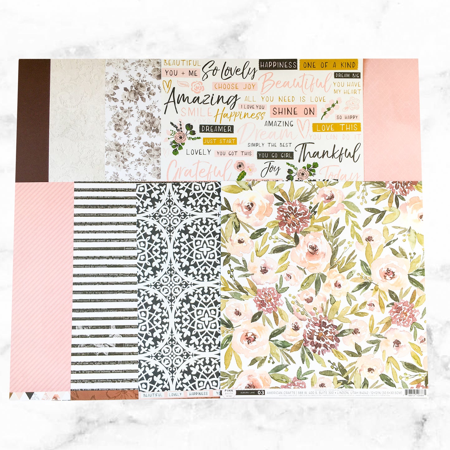 "SWEET BLOOMS" SCRAPBOOK KIT