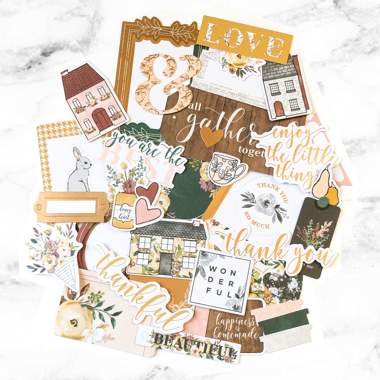 "SWEET BLOOMS" SCRAPBOOK KIT