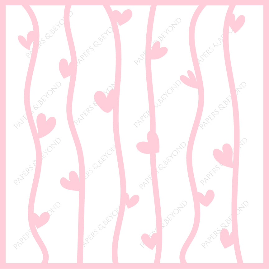 Raining Hearts - Cut File