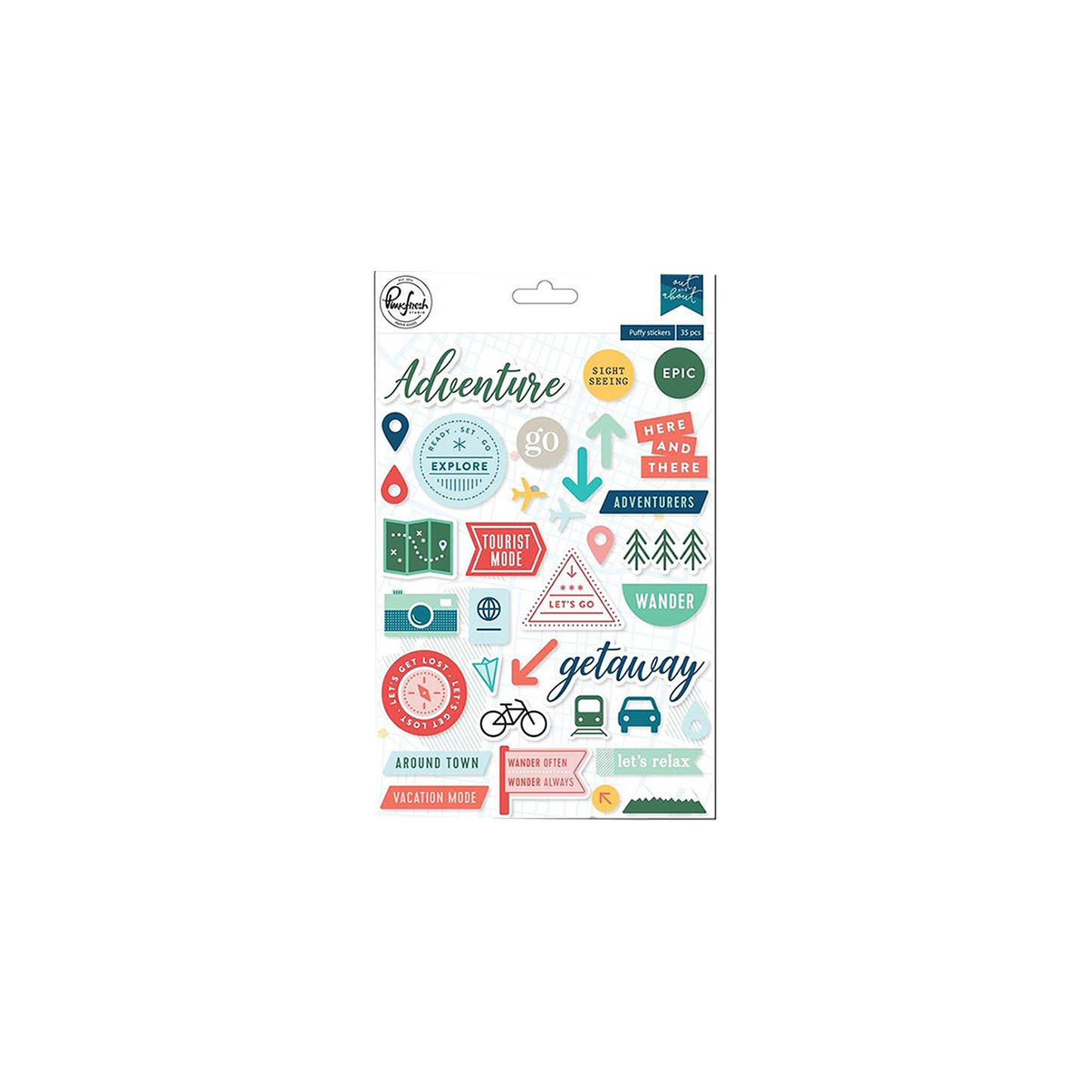 "ADVENTURE AWAITS" SCRAPBOOK KIT
