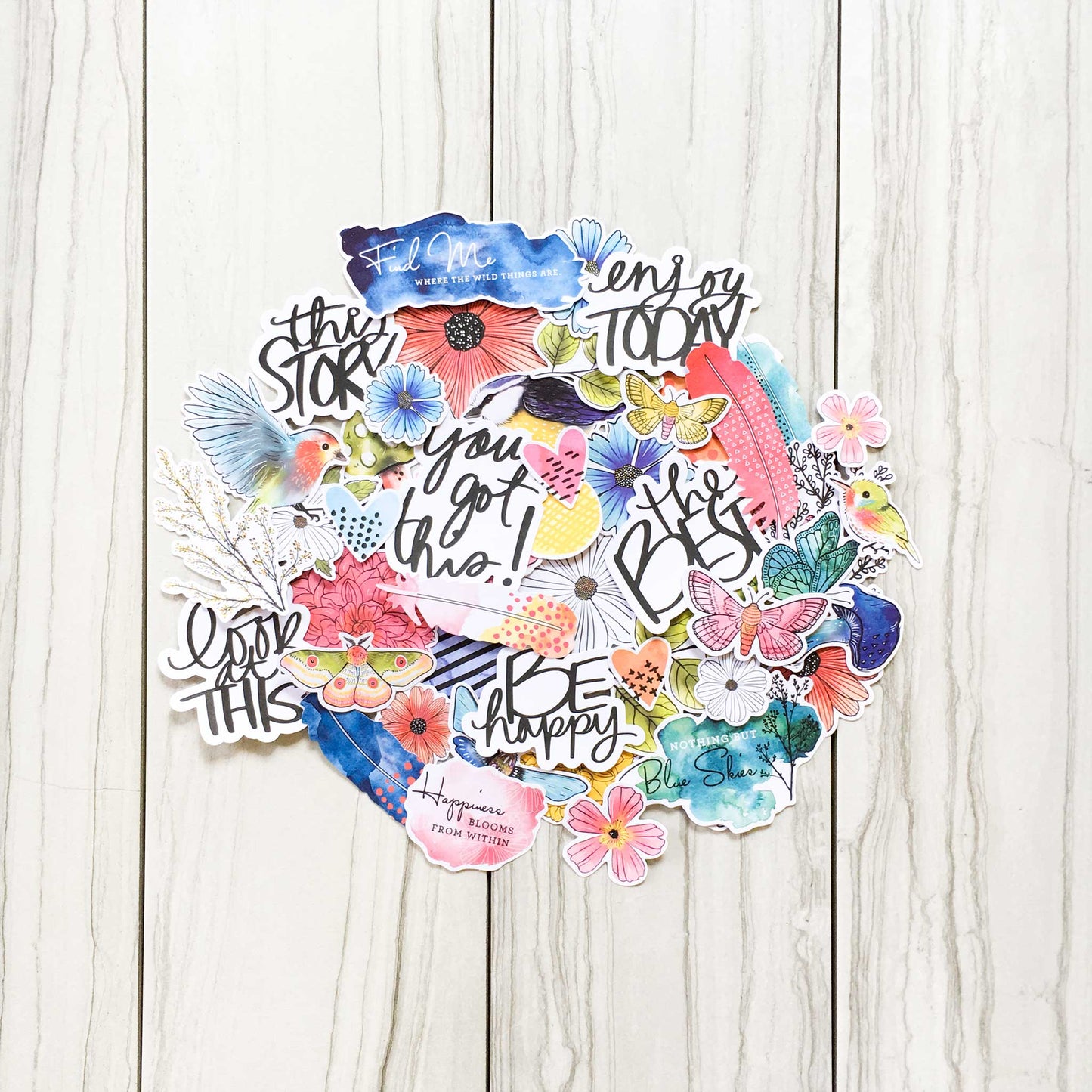 "FOLLOW YOUR BLISS" SCRAPBOOK KIT
