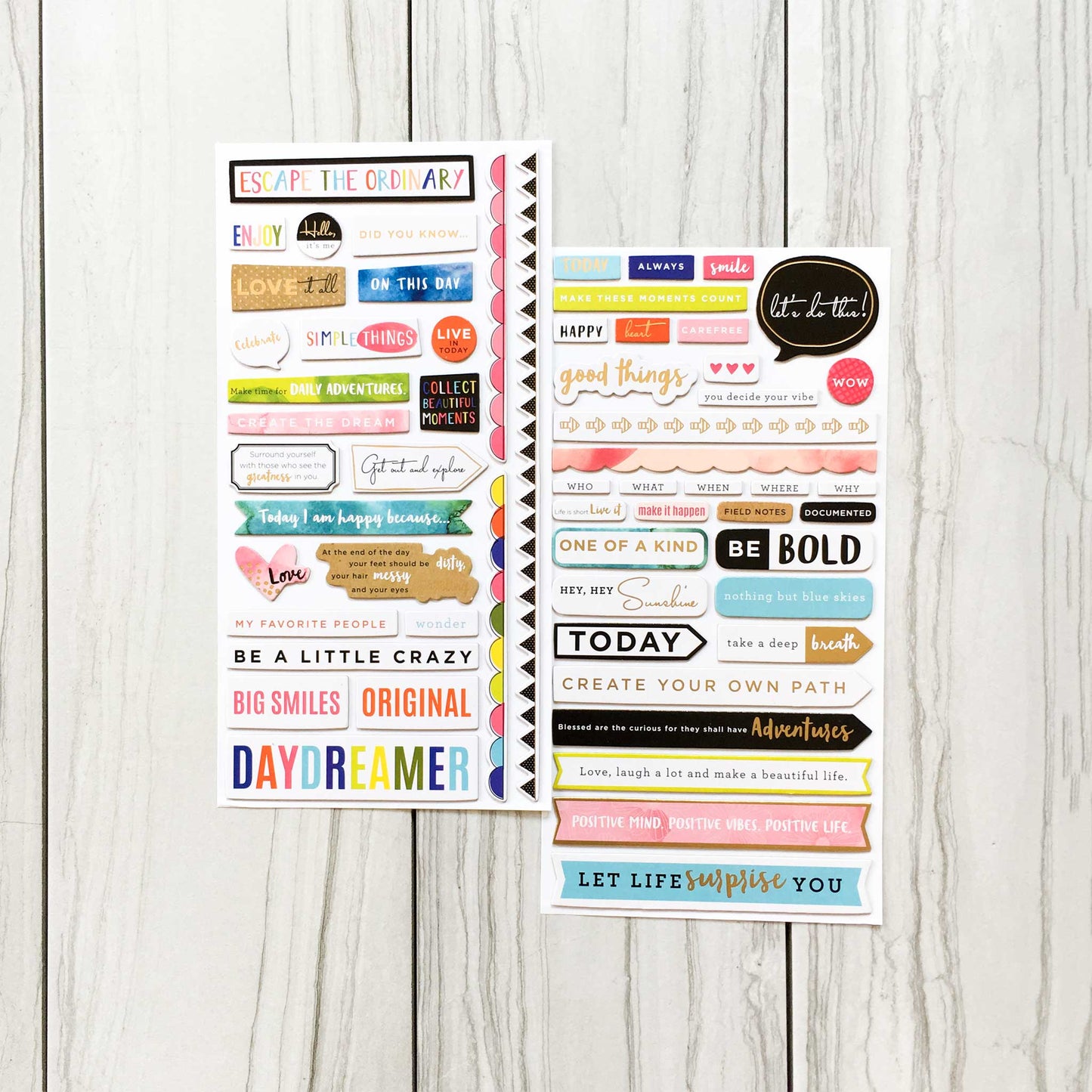 "FOLLOW YOUR BLISS" SCRAPBOOK KIT