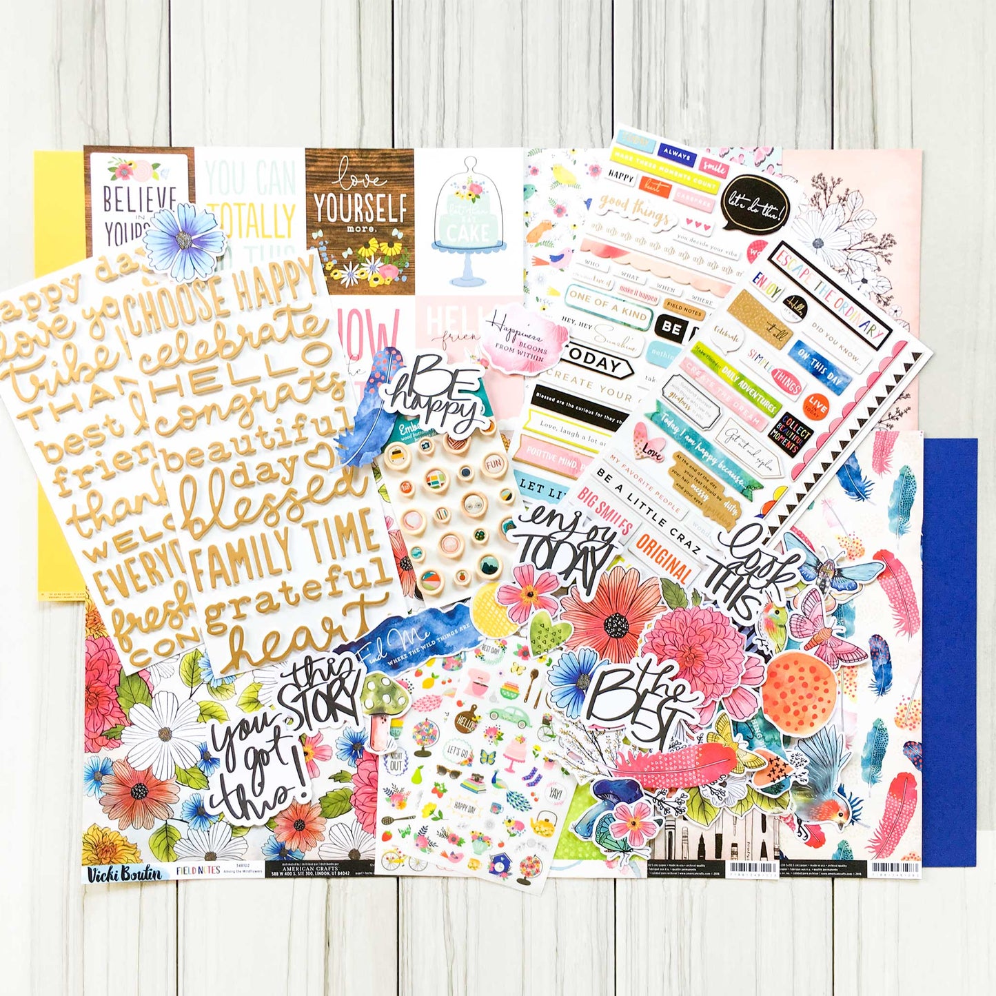 "FOLLOW YOUR BLISS" SCRAPBOOK KIT