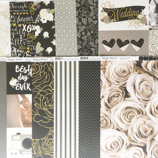 "FOREVER & EVER" SCRAPBOOK KIT