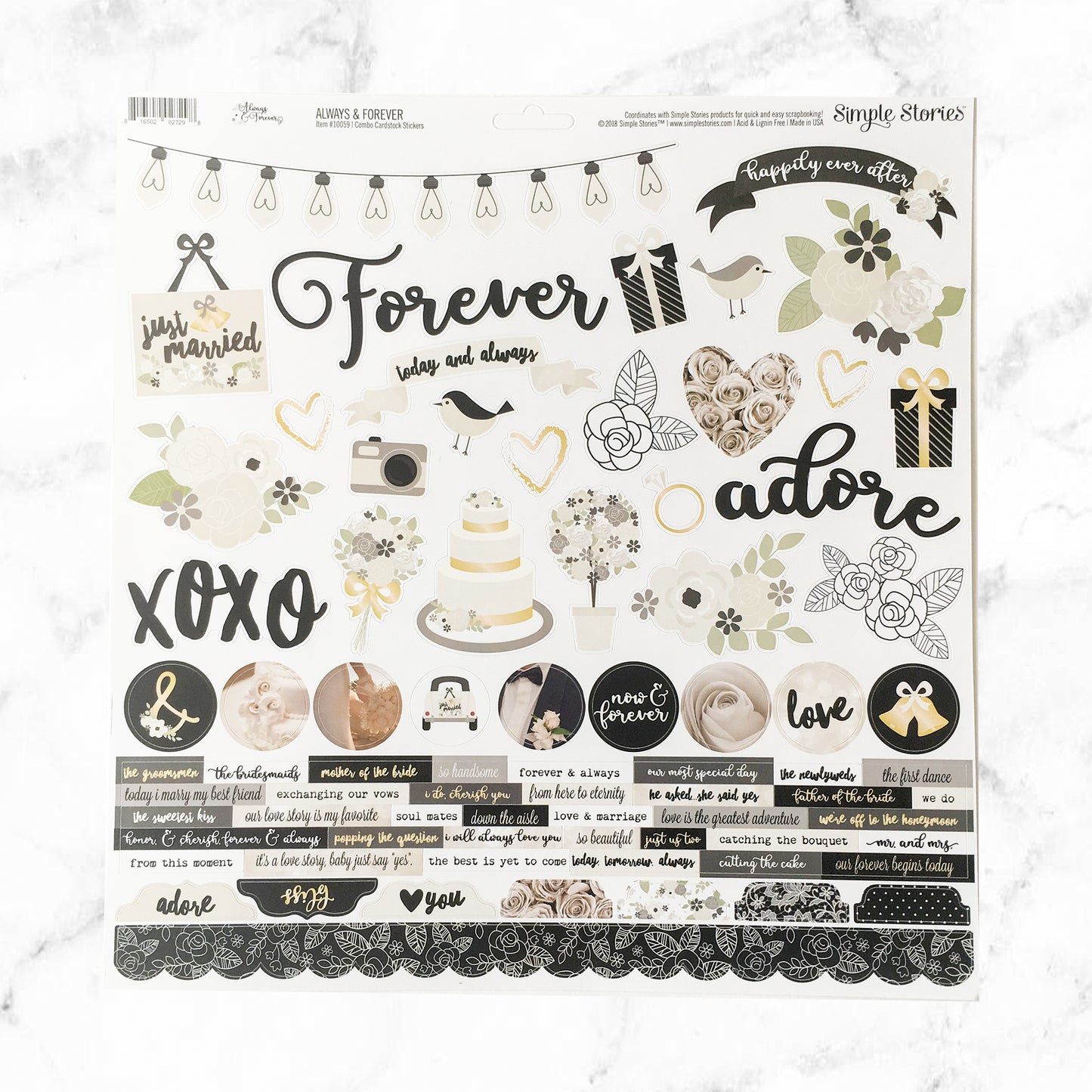 "FOREVER & EVER" SCRAPBOOK KIT
