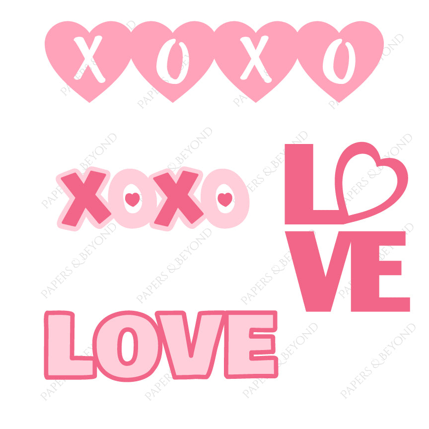XOXO - Cut File