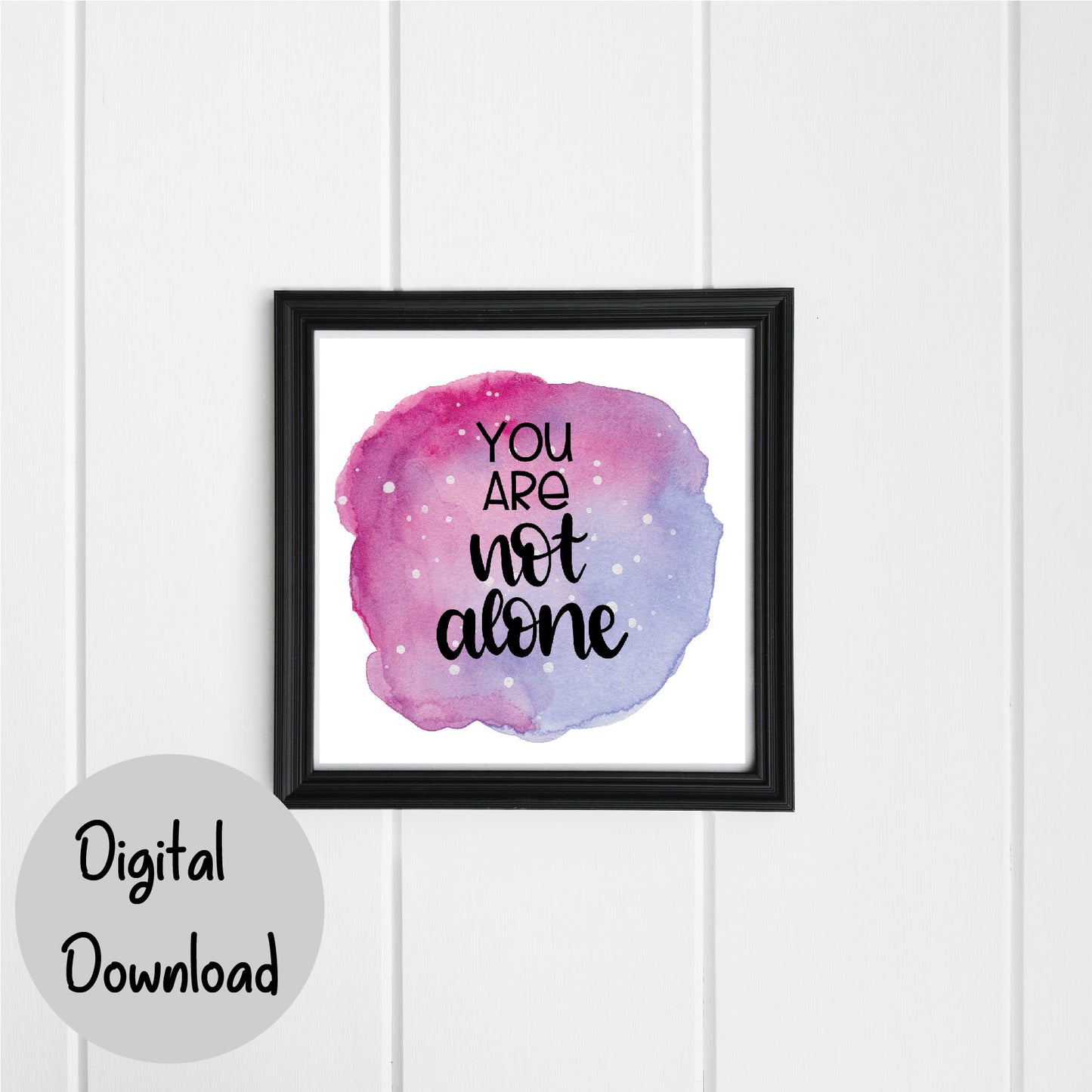 You are not alone