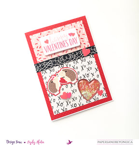 HUGS & KISSES - Valentine's Day Card