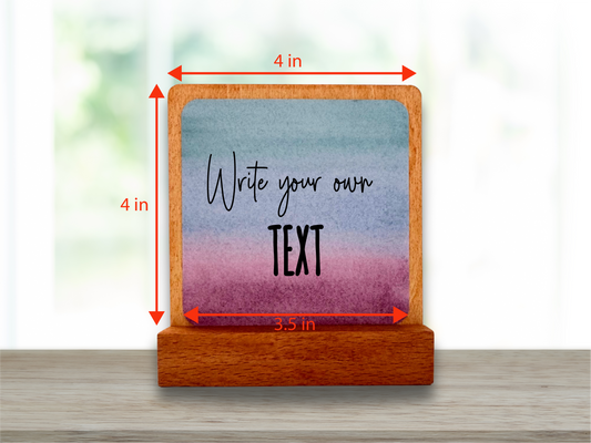 Personalized Custom Desk Sign – Custom Quote Gift – Custom Text Inspirational Sign – Unique Keepsake for Her/Him/They