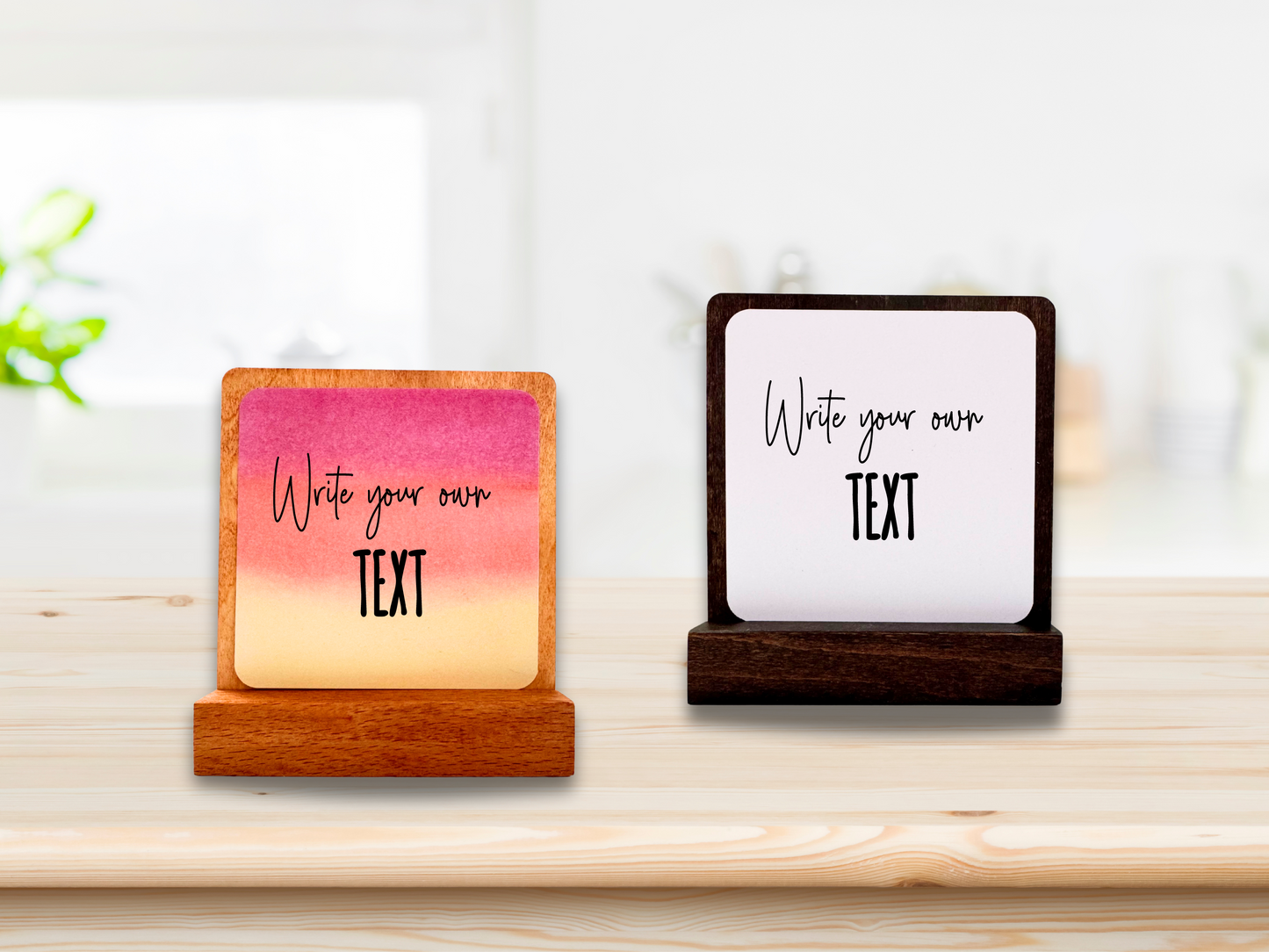 Personalized Custom Desk Sign – Custom Quote Gift – Custom Text Inspirational Sign – Unique Keepsake for Her/Him/They