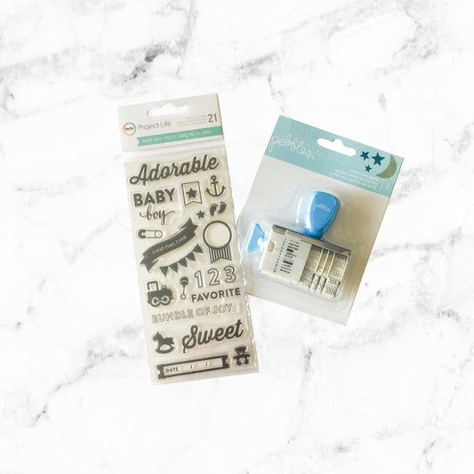 "IT'S A BOY" STAMPS ADD-ON