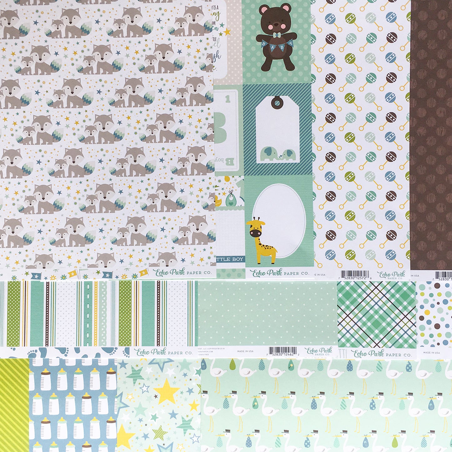 "IT'S A BOY" SCRAPBOOK KIT