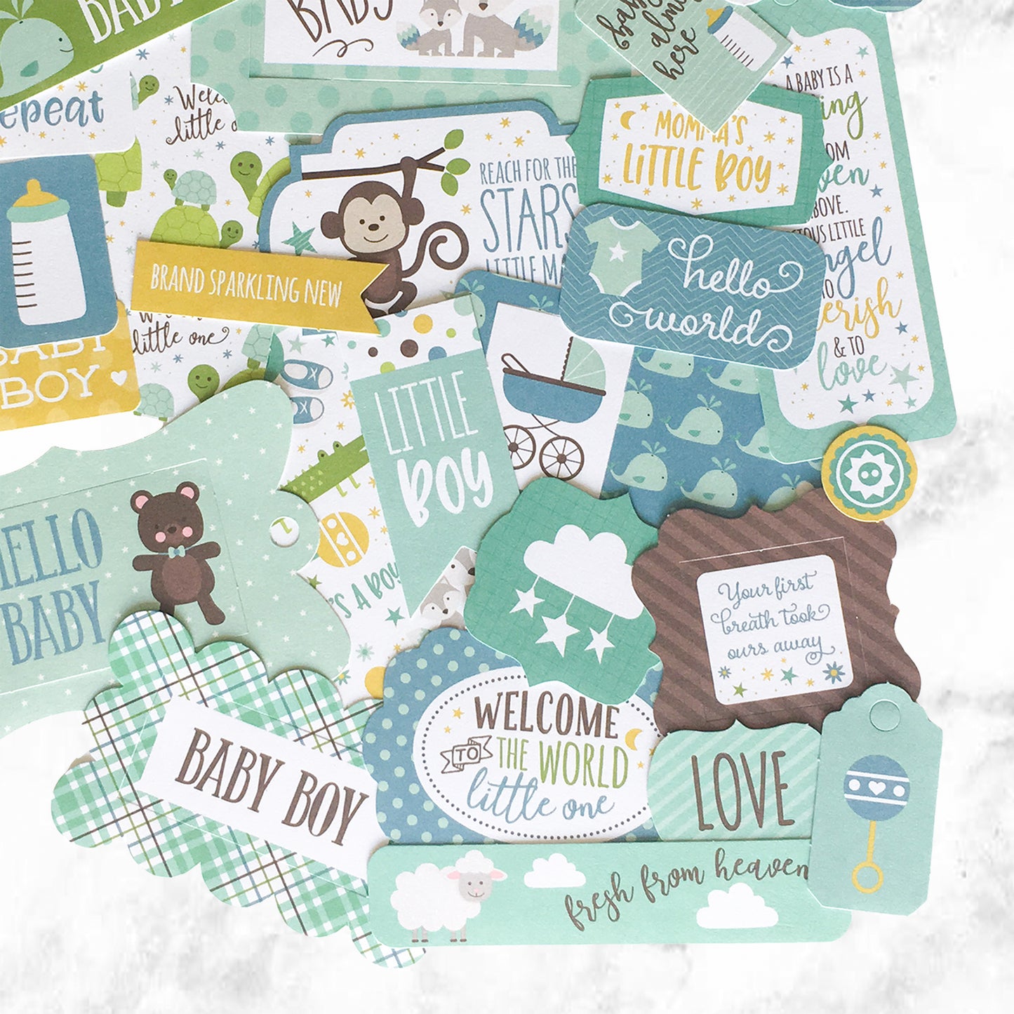 "IT'S A BOY" SCRAPBOOK KIT