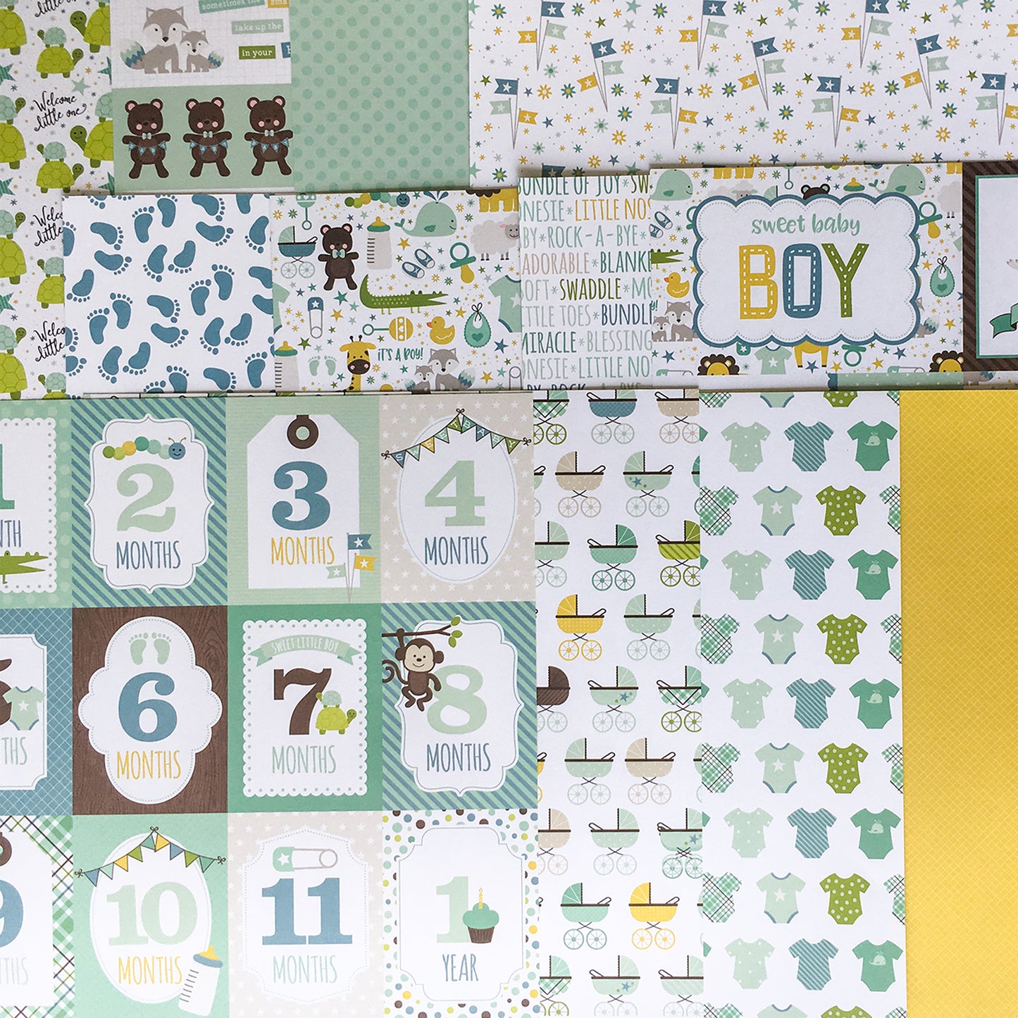 "IT'S A BOY" SCRAPBOOK KIT