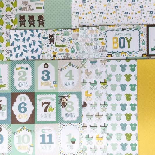 "IT'S A BOY" SCRAPBOOK KIT