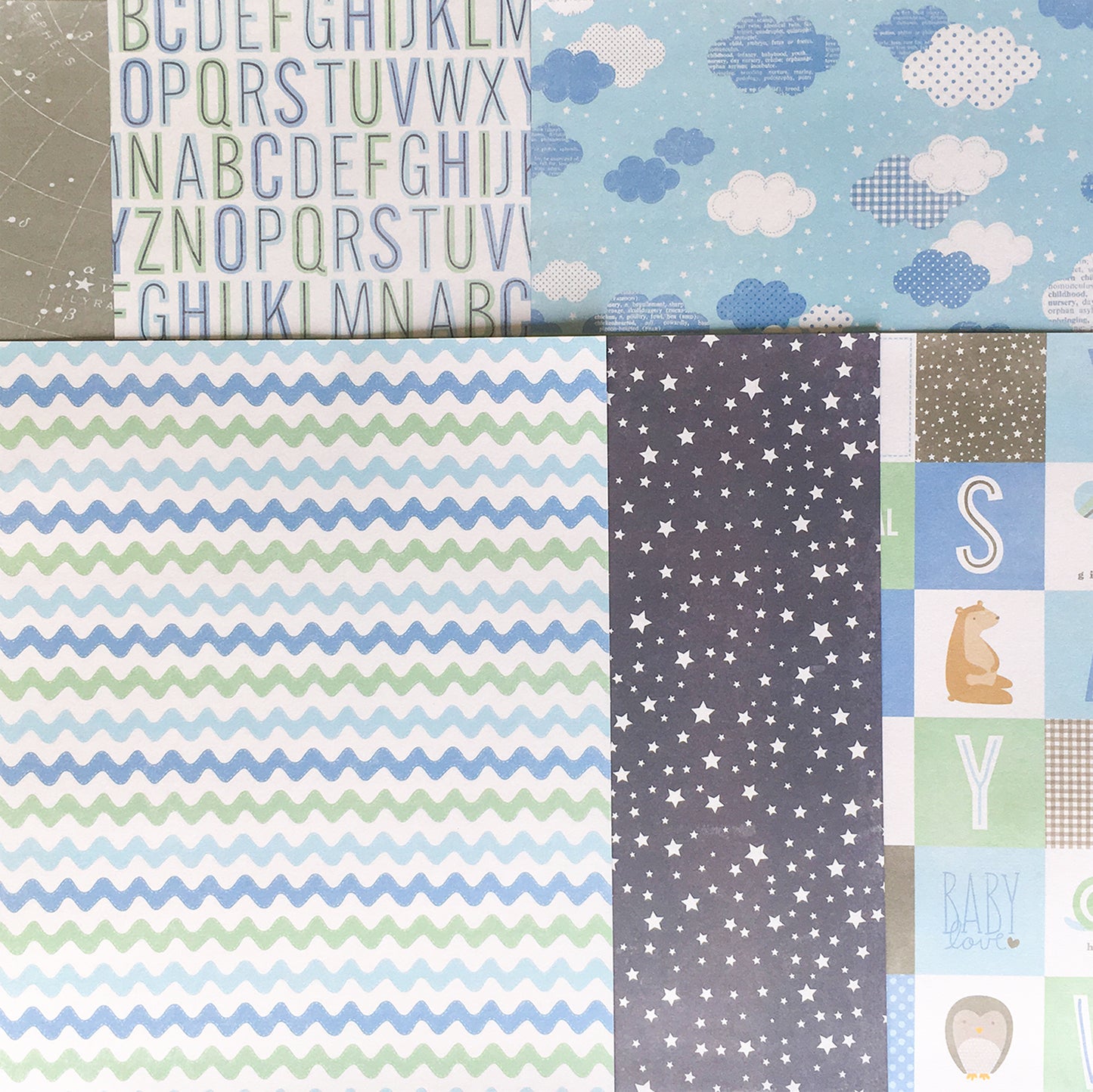"IT'S A BOY" SCRAPBOOK KIT