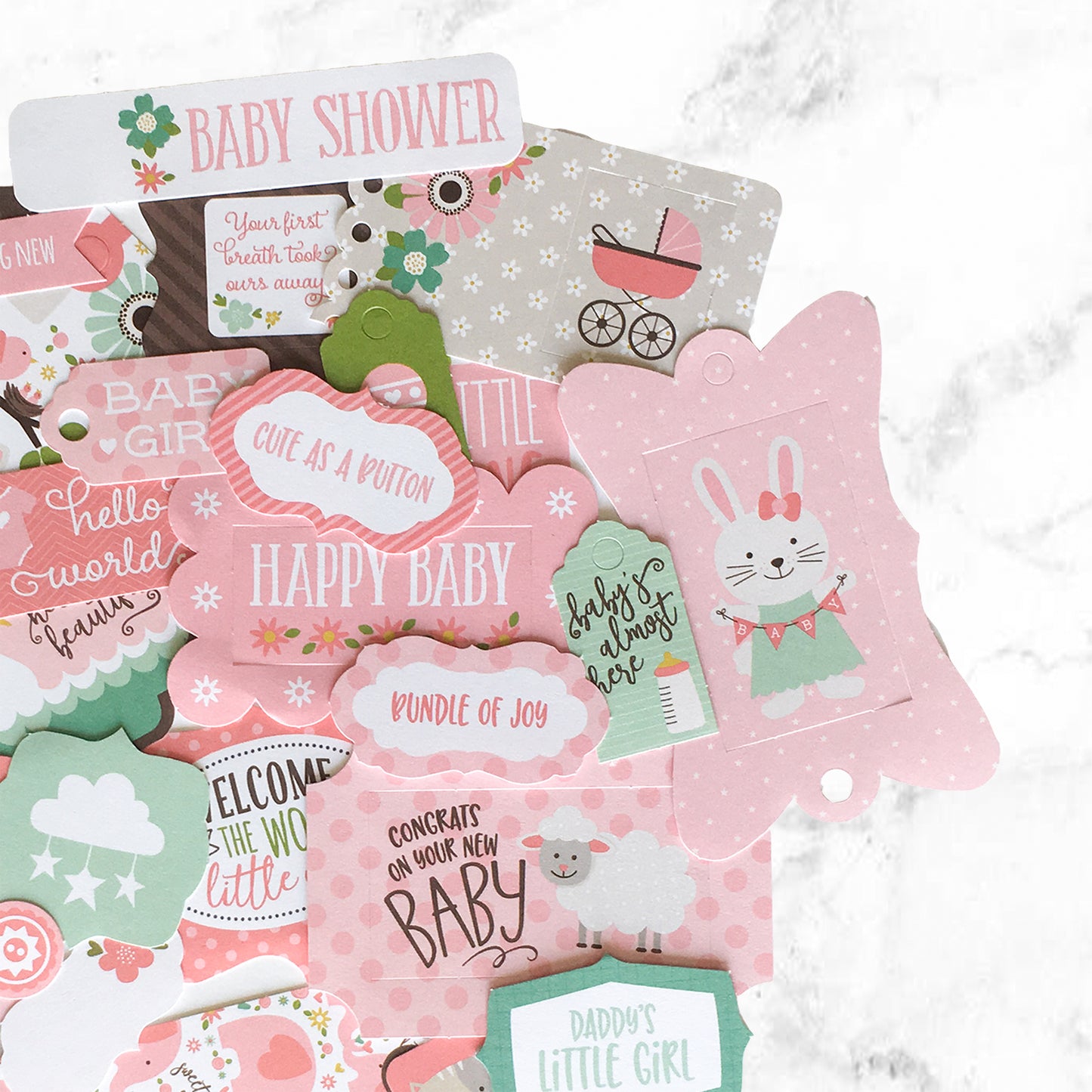 "IT'S A GIRL" SCRAPBOOK KIT