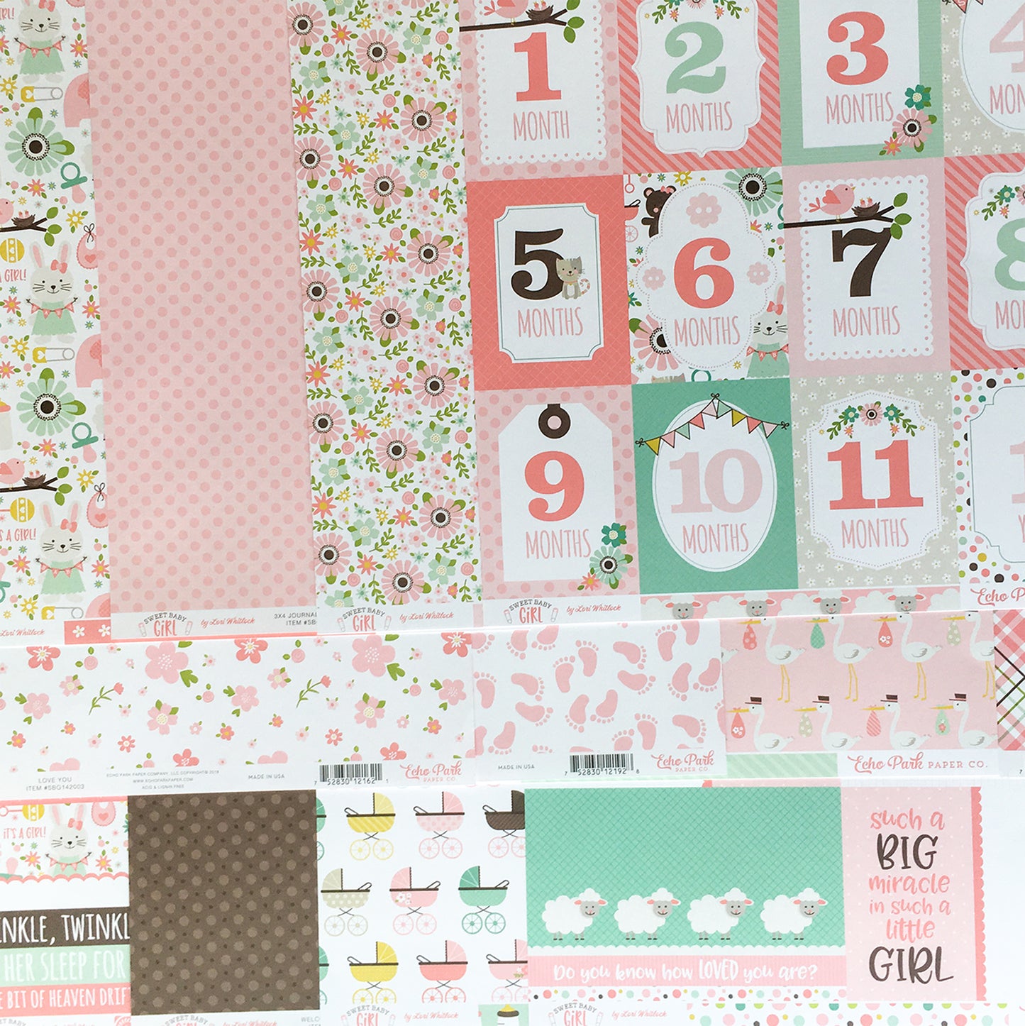 "IT'S A GIRL" SCRAPBOOK KIT