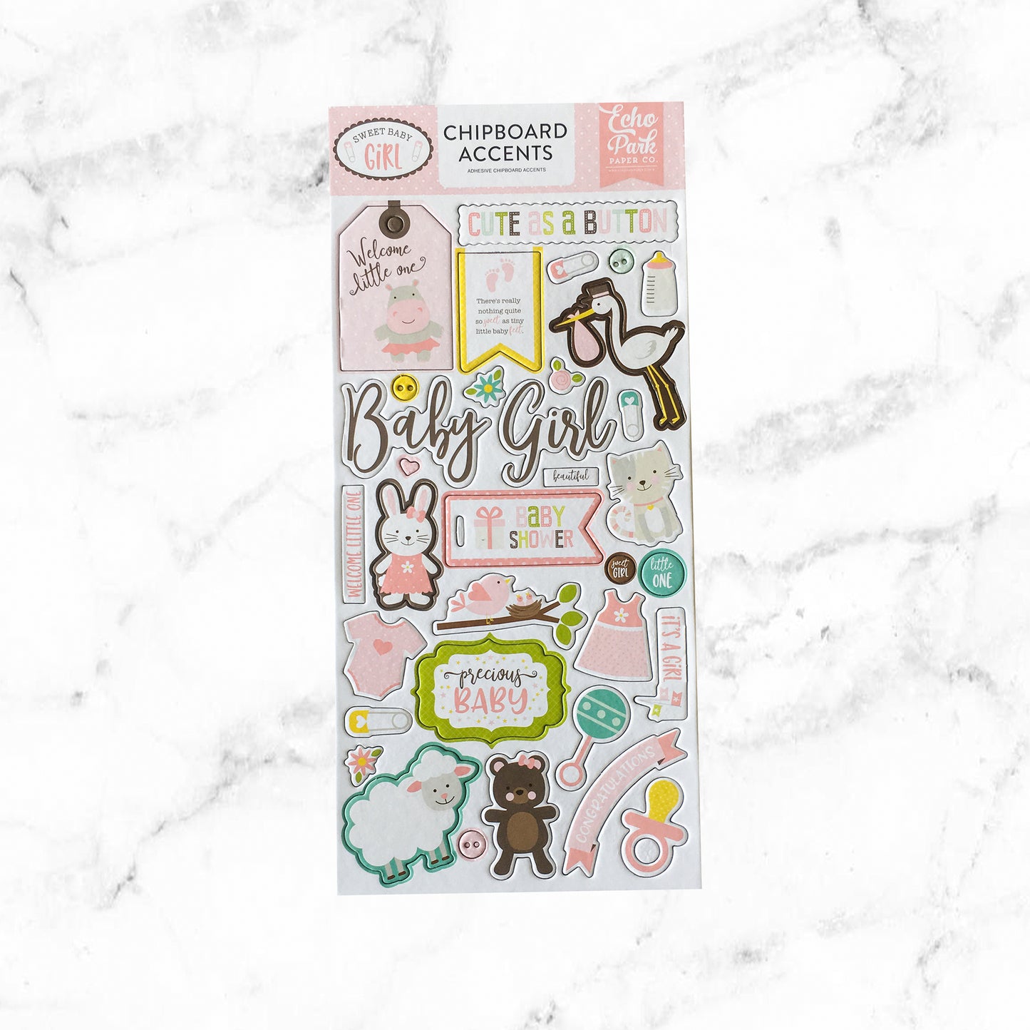 "IT'S A GIRL" SCRAPBOOK KIT
