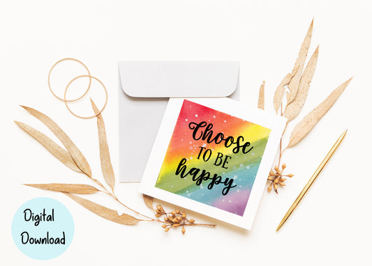 Choose to be happy
