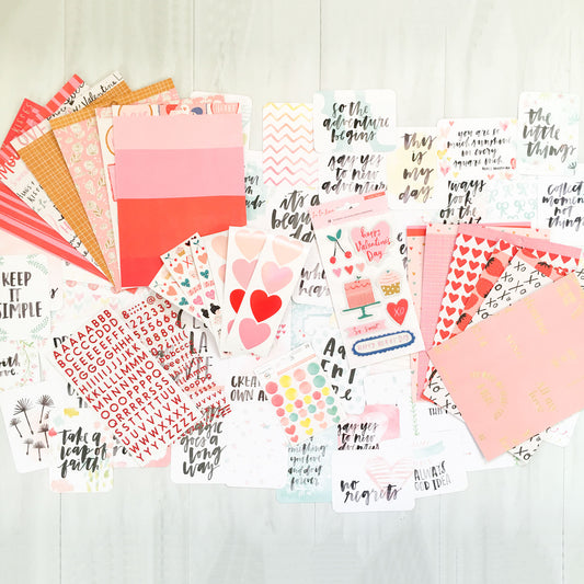 "HUGS & KISSES" POCKET KIT