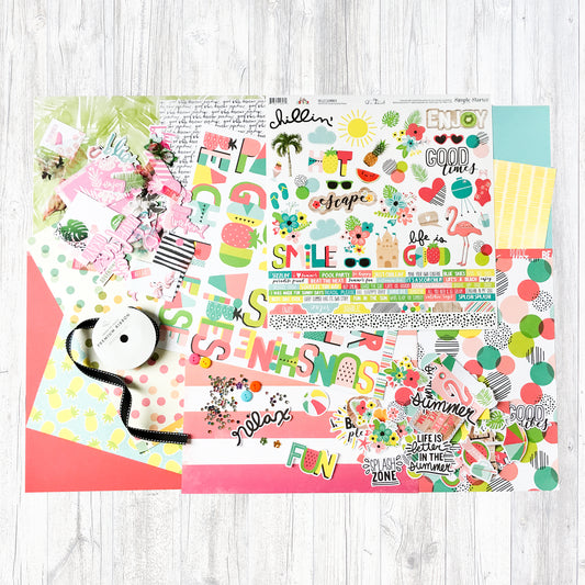 "FUN UNDER THE SUN" SCRAPBOOK KIT