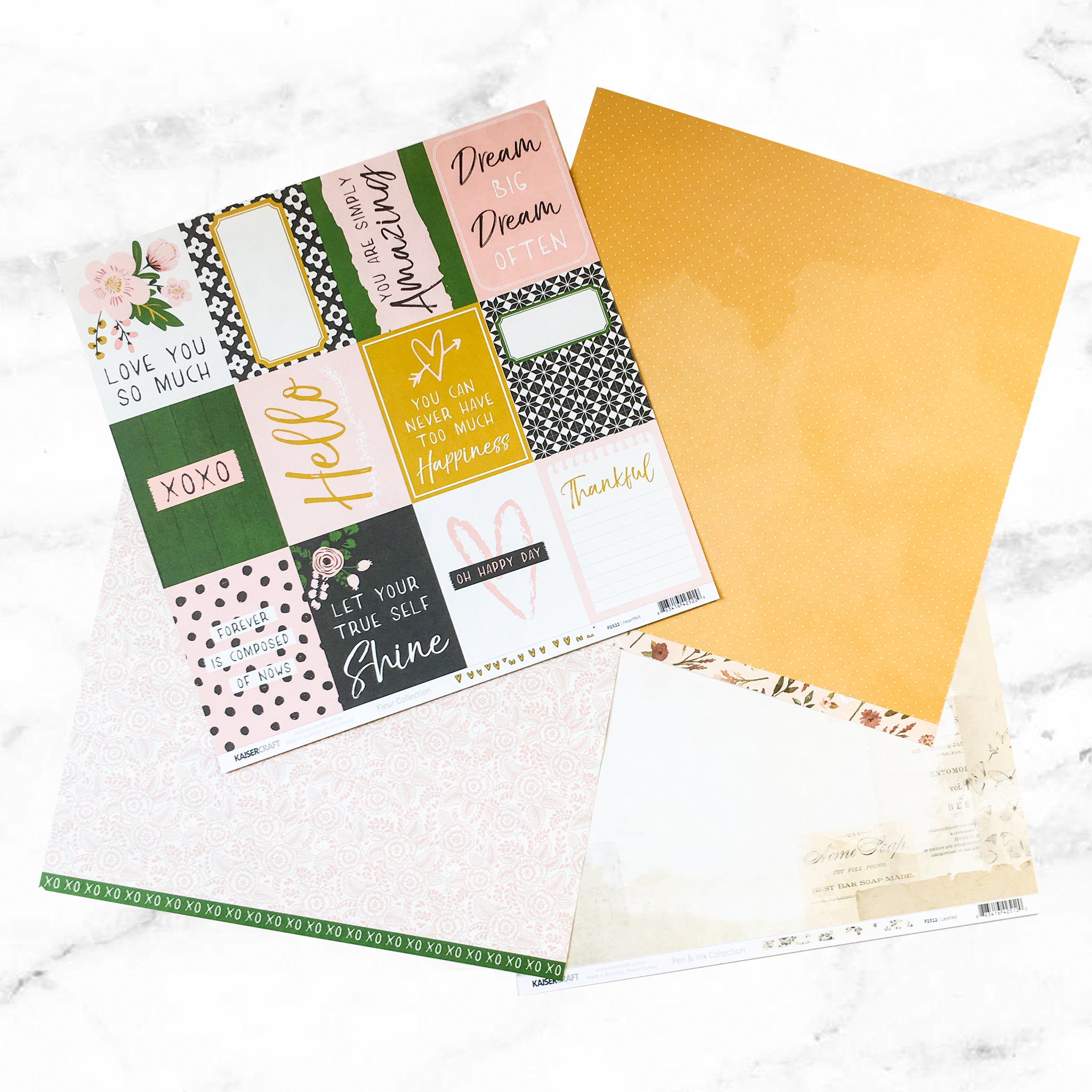 "SWEET BLOOMS" PATTERNED PAPER ADD-ON