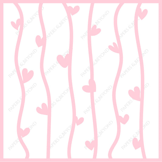 Raining Hearts - Cut File