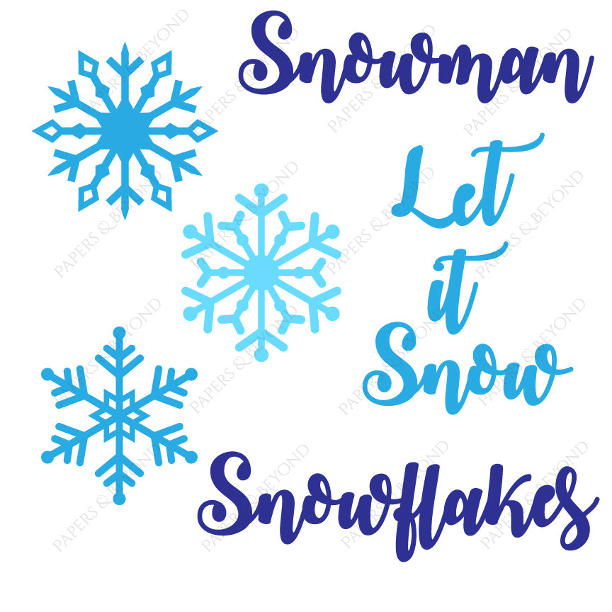 Snowflakes - Cut File