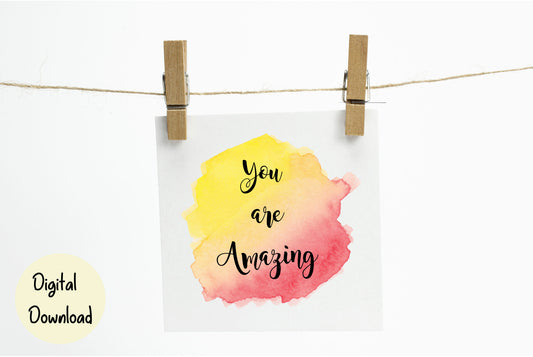You are amazing